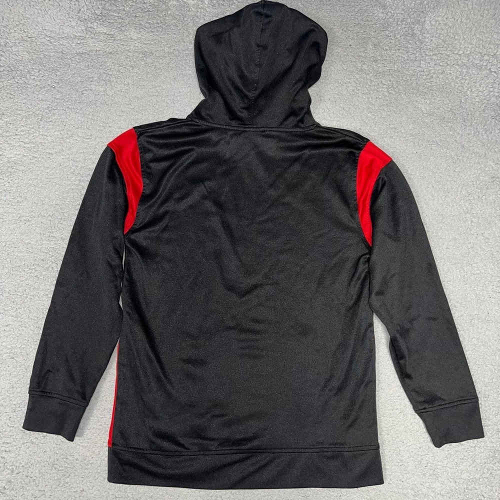 VTG Tapout Hoodie Youth Sz XL 18/20 Black Red Embroidered Logo Athletic Sweater - Picture 2 of 7